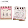 High Beauty Calendar Pink Calendar Cartoon Calendar Notebook Desktop Calendar 2024 Cute Calendar Desk Calendar. 