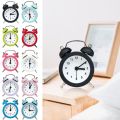 Mini Quartz Table Clock Alarm Clock Home Decoration Digital Clock Twin Bell Loud. 