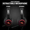 LYCANDER 568 Gaming Headset with Mic for Xbox 360 One S/X PS4 Switch and Windows PC, Mac iOS PC/Surround Sound Over-Ear Gaming Headphones with Noise Cancelling Mic, LED Lights, Volume Control for iOS device, Android device,Smart Phone, Laptops,Mac, iPad. 