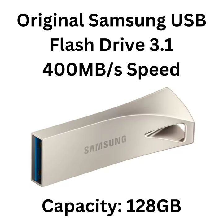 Original Samsung USB Flash Drive 128GB USB 3.1 Mini Pen Drive Memory Stick Storage Device U Disk Read speed up to 400MB/s