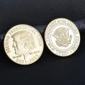 Commemorative Trump Coin Golden Trump Mugshot Commemorative Coin Double Sided Collectible Souvenir Fine Crafted Proof Coin Trump Commemorative Coin. 