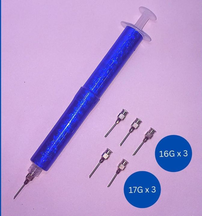 Mehndi Injection Pen with 6 Extra Needles, Create Amazing Henna Designs by Henna Applicator Pen