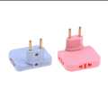 EU Plug Universal Rotatable Folding Mini Slim Wall Socket Splitter Converter With Triple Socket  Ports 180 Degree Wireless Extension Rotate Charger Wall Socket Multi Plug Outlet Travel AC Adapter. 