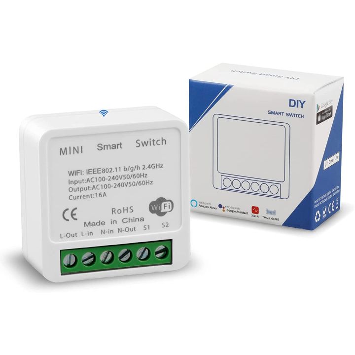 Tuya Zigbee smart switch control Alaxa voice wireless control 16A hidden switch single open double