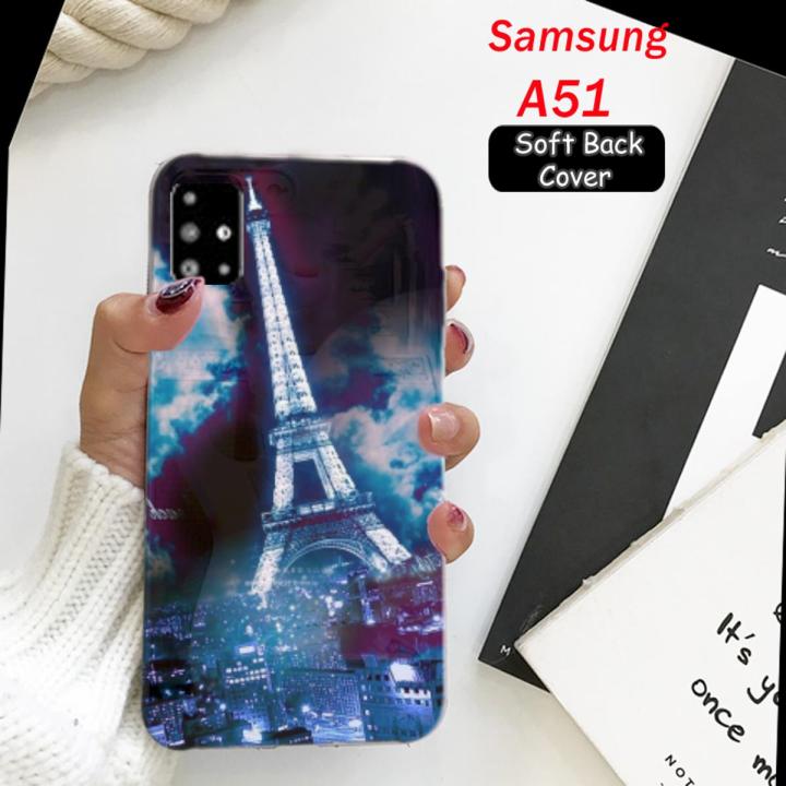Samsung A51 Pouch - Eiffal Tower - 2Gud Soft Case Cover Pouch