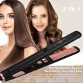 Tornado Hair Straightener and Curler 2 in 1 Ceramic Flat Iron with 6 Heat Settings Adjustable Temperature and Heats Up Fast. 