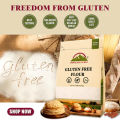 Himalayan Chef Pack of 2 Gluten Free Flour with 8 Grains 800g  Fortified Gluten Free Flour Chapati Atta. 