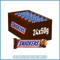 Snickers Chocolate, Box of 24 Bars (50gm x 24 Bars). 