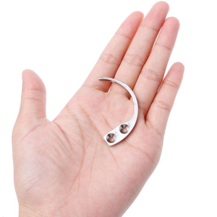 EPS Nail Remover Tool Stainless Steel 1 PC Detacher Hook Key Security Tag For Anti-Theft EAS Hard Tag Handheld Clips