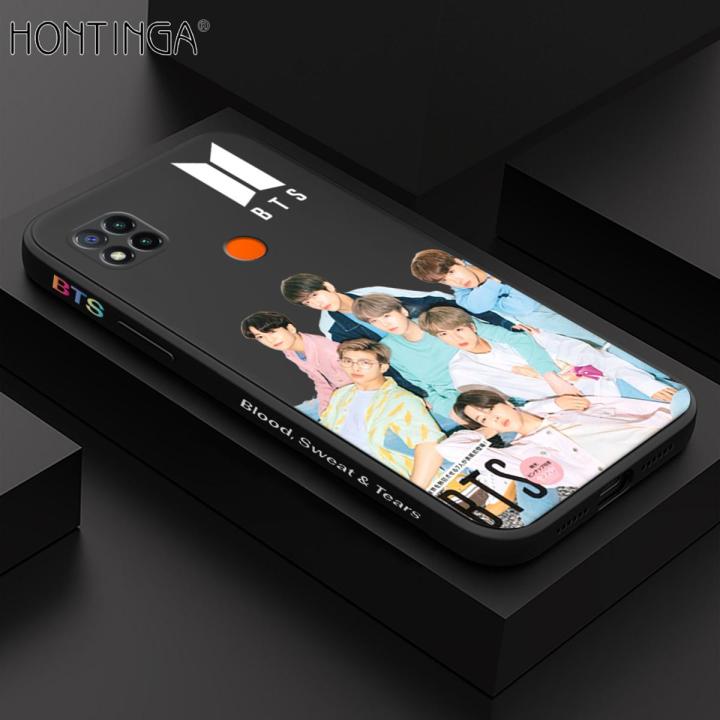 Hontinga for Redmi 9C Redmi 10A Back Cover Fashion Cool BTS