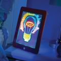 Wazdorf Magic Sketch Drawing Pad  Light Up LED Glow Board  Draw, Sketch, Create, Doodle, Art, Write, Learning Tablet . 