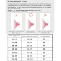 Silicone Insert Breast Shield Flange Inserts Converter 15mm 17mm 19mm 21mm for Collection Cup Wearable Breast Pump Accessories Replacement Parts. 