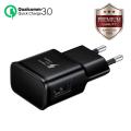 Fast Charger 15W Adaptive Fast Charging For Android Mobile Phone Black / White. 