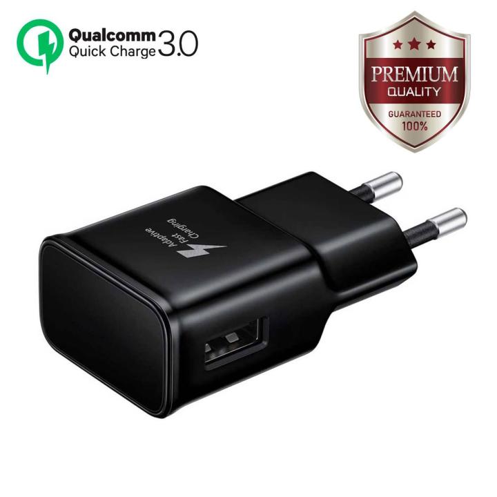 Fast Charger 15W Adaptive Fast Charging For Android Mobile Phone Black / White