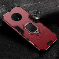 Relaxtoo For Oneplus 7T Avenger Iron Man Style For Oneplus7T Magnetic Ring Back Case Ring Bracket Iron Man Phone Case. 