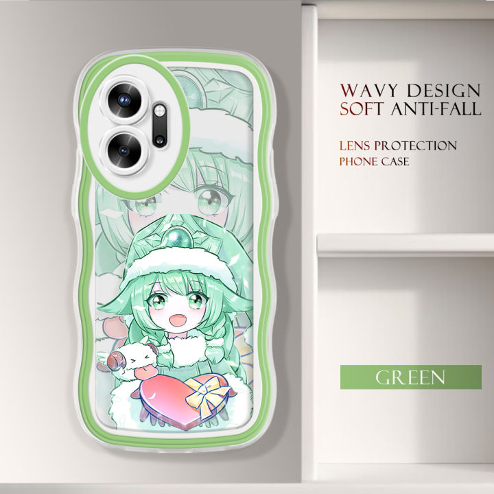 For Infinix Zero 20 Back Cover Fashion Soft Wavy Phone Case Cartoon Girl Shockproof Silicone Cover