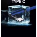 L-Shape 90 Degree Type-C Fast Charging Data Cable - blue/Black. 