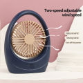 Cooling FanSilentNatural WindRechargeableMini Desk Handheld Electric Air Cooler Fanfor Dormitory. 