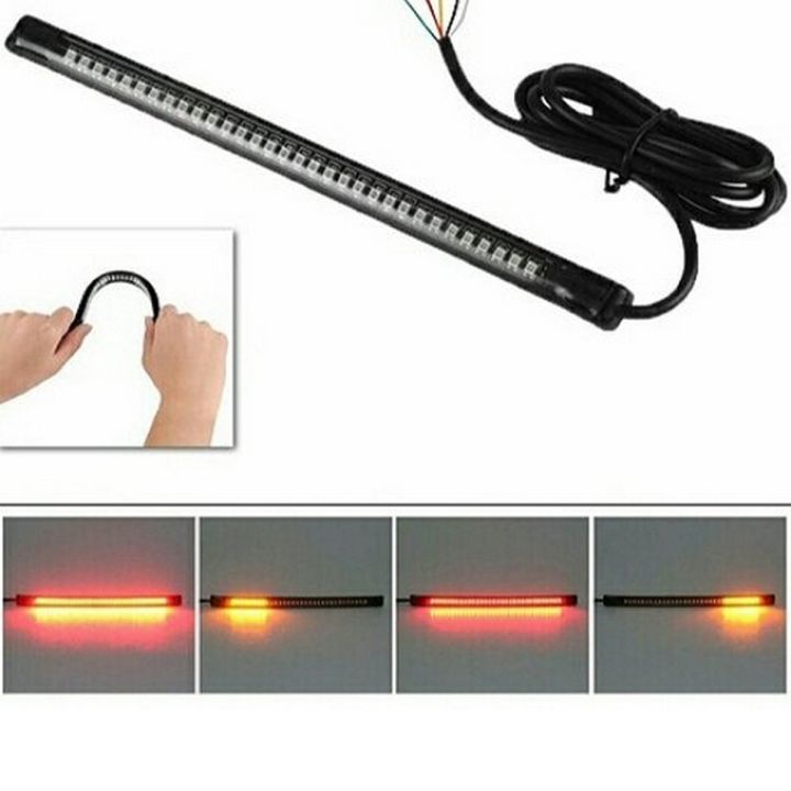 LED Back Light Strip DRL & Turn Signal Indicator for Motorcycle / Bike Vintage Cafe Racer Style