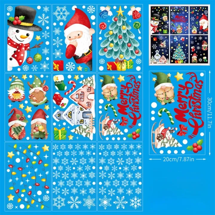 Santa%20Clause%20Christmas%20Static%20Stickers%20Gift%20Snowman%20Gnome%20Xmas%20Tree%20Window%20Decals%20Party%20Supplies%20Festival%20Ornament%20Snowflake%20Sticker%20Christmas%20-%20Image%209