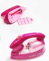 Pack of 2 Battery Operated Mini Sewing Machine and Mini Portable Iron Toy for Kids. 