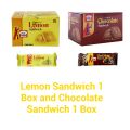Peek Freans Lemon Sandwich Biscuit and Chocolate Sandwich Biscuit Half Roll Boxes.. 
