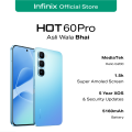 Infinix Hot 60 Pro - 6.8'' Amoled Display 8GB RAM 128GB ROM 5160mAh Battery 45w Fast Charge PTA Approved 1 Year Official Brand Warranty. 