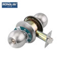 Ronglisi spherical lock spherical door lock indoor bedroom door ball lock stainless steel universal wooden door lock round lock core. 