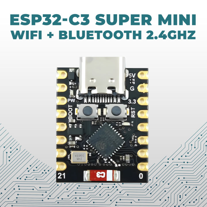 ESP32-C3 Super Mini Development Board | WiFi + Bluetooth 2.4GHz ...