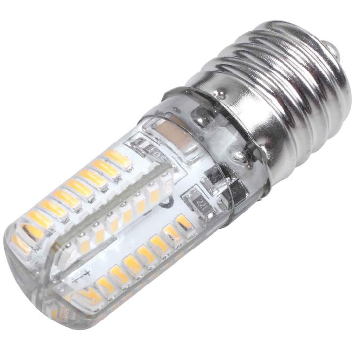 E17 Socket 5W 64 LED Lamp Bulb 3014 SMD Light Warm White AC 110V-220V