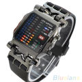 【S Elvey Trend Store】Unisex binary led digital date dial sport band wrist watch. 