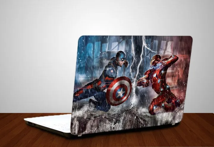 ironman%20and%20captain%20america%20Laptop%20Back%20Skin-Laptop%20Skin%20Vinyl%20Sticker%20Decal,%2013%2013.3%2014.6%2015%2015.4%2015.6%20inch%20Laptop%20Skin%20Sticker%20Cover%20For%20All%20Laptops%20-%20Image%202