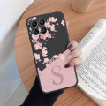 8 Pack Cover Beautiful Sakura Letters Soft Silicone 4G X For Honor X88 5G Case Fashion Flower Initial Fund as Honor X. 