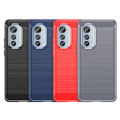 Leweisi Carbon Fiber Bumper Phone Case For Motorola Edge 2022 Back Cover Coque Shockproof Protective. 