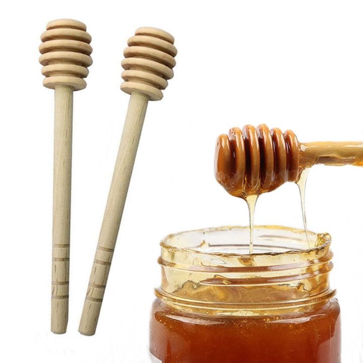 3-Pack Small Wooden Mixing Spoons – Natural Wood Honey Stirrers, Coffee Spoons, Kitchen Utensils