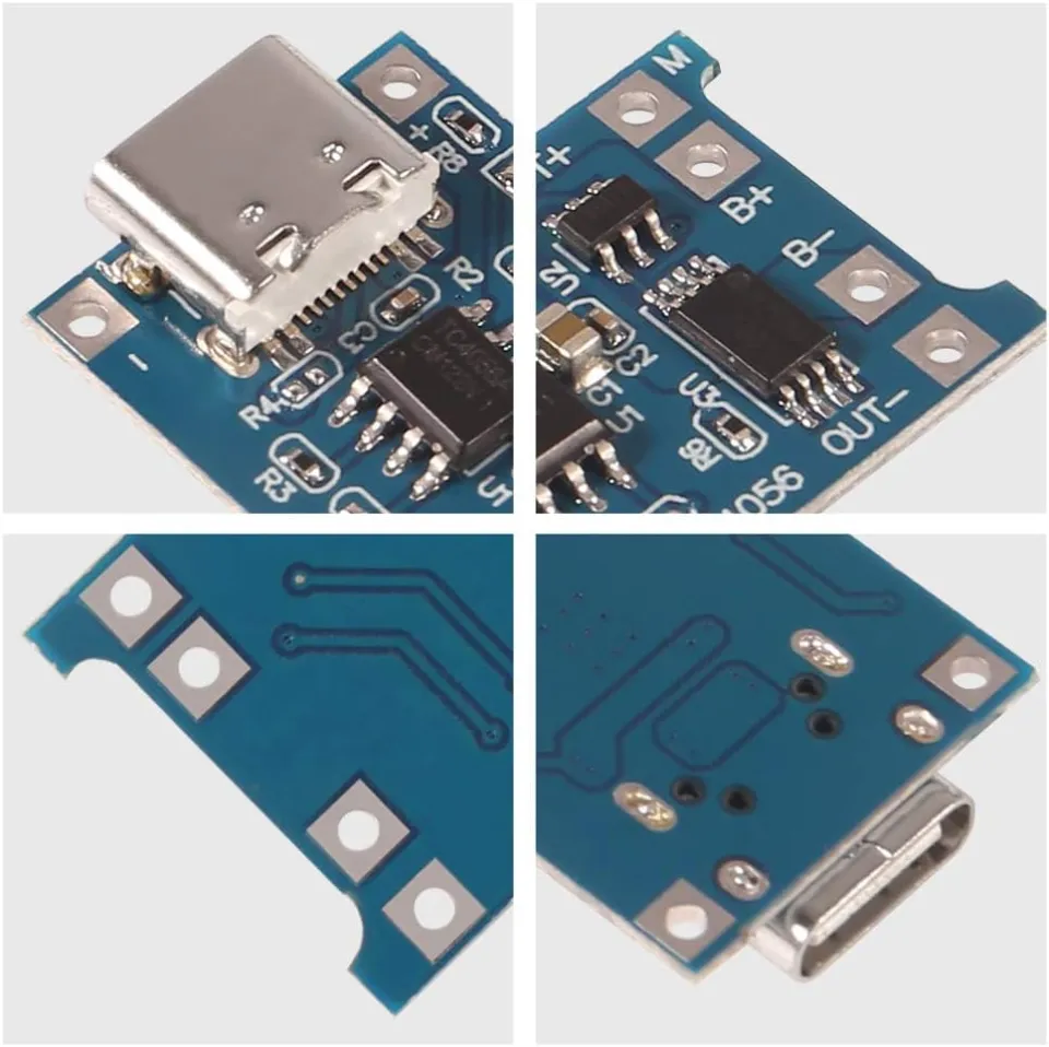 TP4056 Ladeboard – 5V Micro USB 1A Für 18650 Lit Produktbild-Vorschau 2
