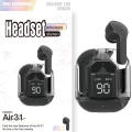 Air31 Earbuds Wireless Crystal Transparent Bluetooth 5.3 Air 31 Ear buds Wireless Headset Transparent Charging Case Heavy Bass Stereo Earphones Noise Reduction Sports Headset with Microphone Waterproof Headphone LED Digital Display airpods_ by Sellify 365. 