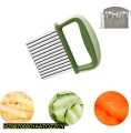 Vegetable Cutter With Finger Protection for Cutting. 