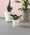 IKEA MUSKOT Plant pot, white 12 cm. 