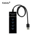 4 Port Micro USB Hub USB Splitter High Speed 480Mbps USB Hub LED  for Tablet Laptop Computer Notebook. 