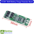 3S 12V BMS Battery Protection Board  – 8A/10A/20A/25A/40A/60A/100A Battery Protection & 3S 4A 18650 Charging Module by Electrica. 