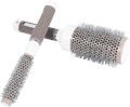 Round Hair Brush for Blow Drying, High-Temperature Resistant Ceramic Iron Comb, Nano Technology for Healthy Salon-Style Hair – 45mm. 