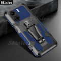 Phone case For Xiaomi Redmi 13C Back cover Shockproof Armor with Metal Clip Car Holder Outdoor Pocket Clip Mi Redmi 13C cover cases. 