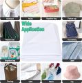 2/5 Meter Fusible Chapi Buckram | Soft One Sided Interlining Fabric for Sew, Garments & Crafts Project. 