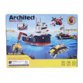 Decool Architect Ocean Explorer & Detection Ship - Submarine Aircraft 4 In 1 Building Block & Bricks - 213 Pcs - 3112. 