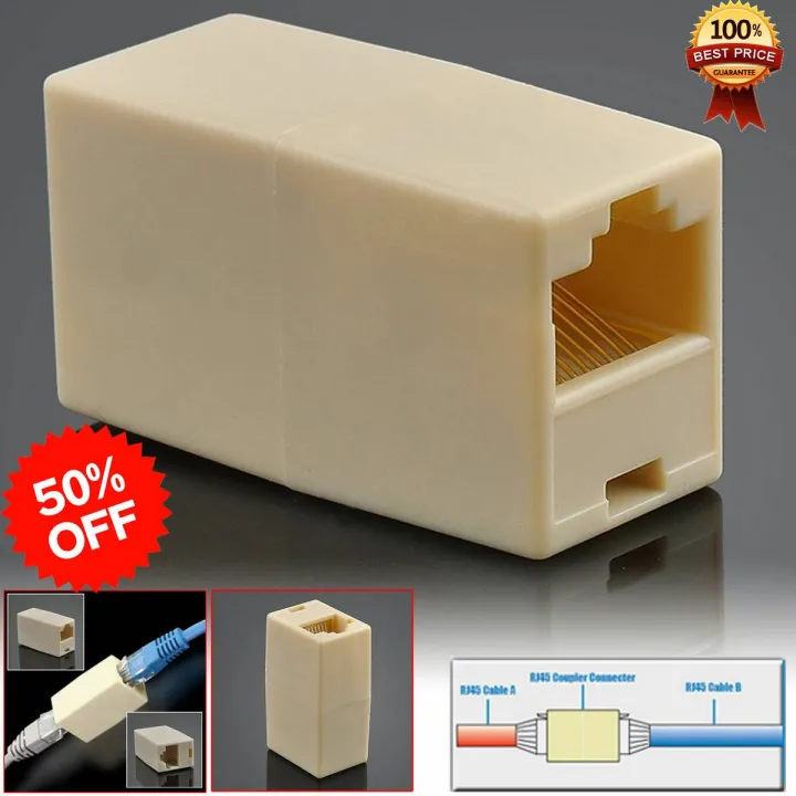 RJ45%20Female%20Connector%20Coupler%20Extender:%20Ethernet%20LAN%20Joinder%20for%20Seamless%20Network%20Expansion%20and%20Connection%20-%20Image%206