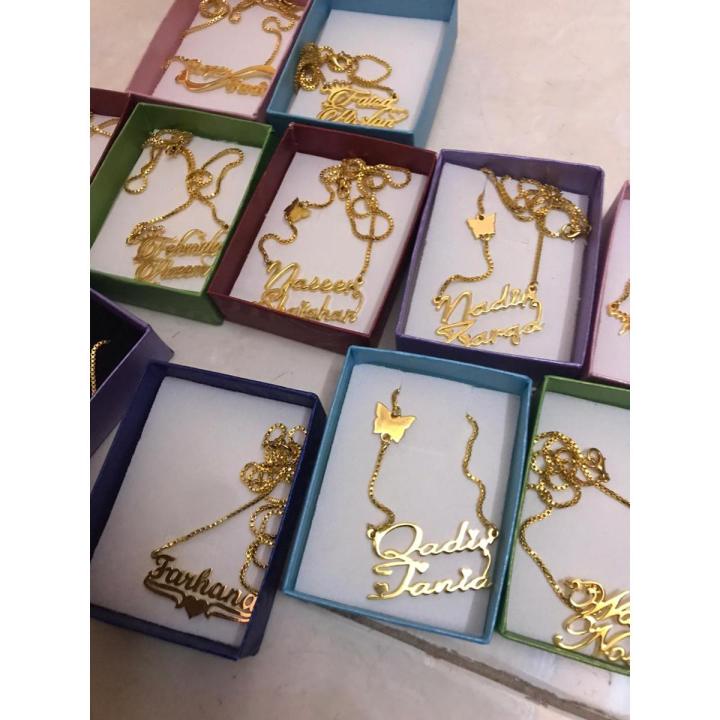 Customize Necklace, Customize Name Necklace, Name Locket, For Girls & Boys  (PERFECT GIFT TO SEND YOUR WIFE , FIANCE, HUSBAND, FATHER ,  OR ANY ONE)