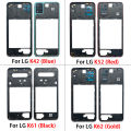 Test Quality For LG K42 K52 K62 K61 Middle Frame Housing Frame Panel Rear Housing Case Panel Replacement Part. 