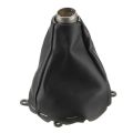 Car Manual Leather Gear Shifting Dust Boot with Shift Head, 5 Speed Gear Shift Knob Manual Shift Ball Stick. 