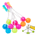 Latto Toy Click Clack Ball Bump Balls Clackers Ball Toy for Kids above 7 Years. Hand Eye coordination Mind and physical game for Kids. 
